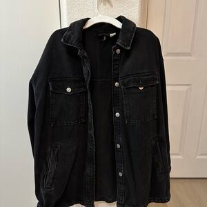 H&M Black Denim Jacket